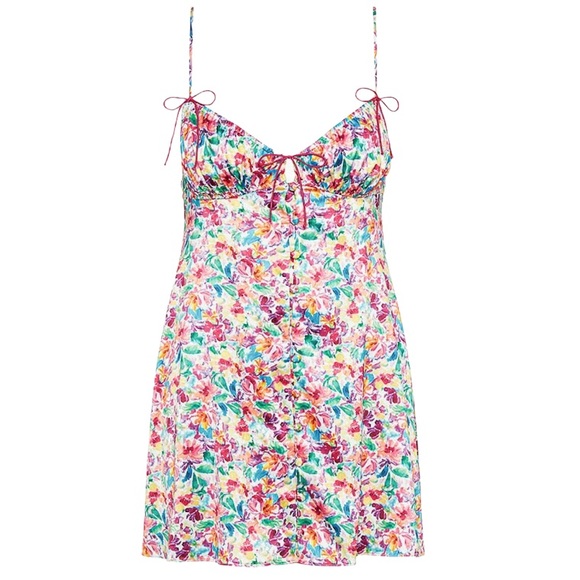 For Love And Lemons Dresses & Skirts - FOR LOVE & LEMONS | Watercolor Floral Slip Dress